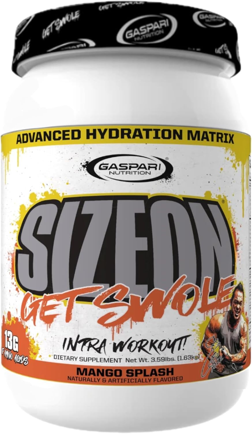 サイズオン日本限定マンゴースプラッシュ GASPARI NUTRITION サイズオン マキシマムパフォーマンス Hide's